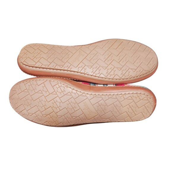 NEW Zodiac Dawn Padded Insole Slip-on Multicolored Striped Ballet Flats Size 6.5 - Picture 6 of 9